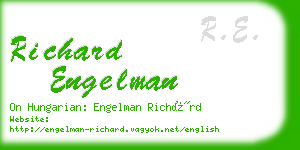 richard engelman business card